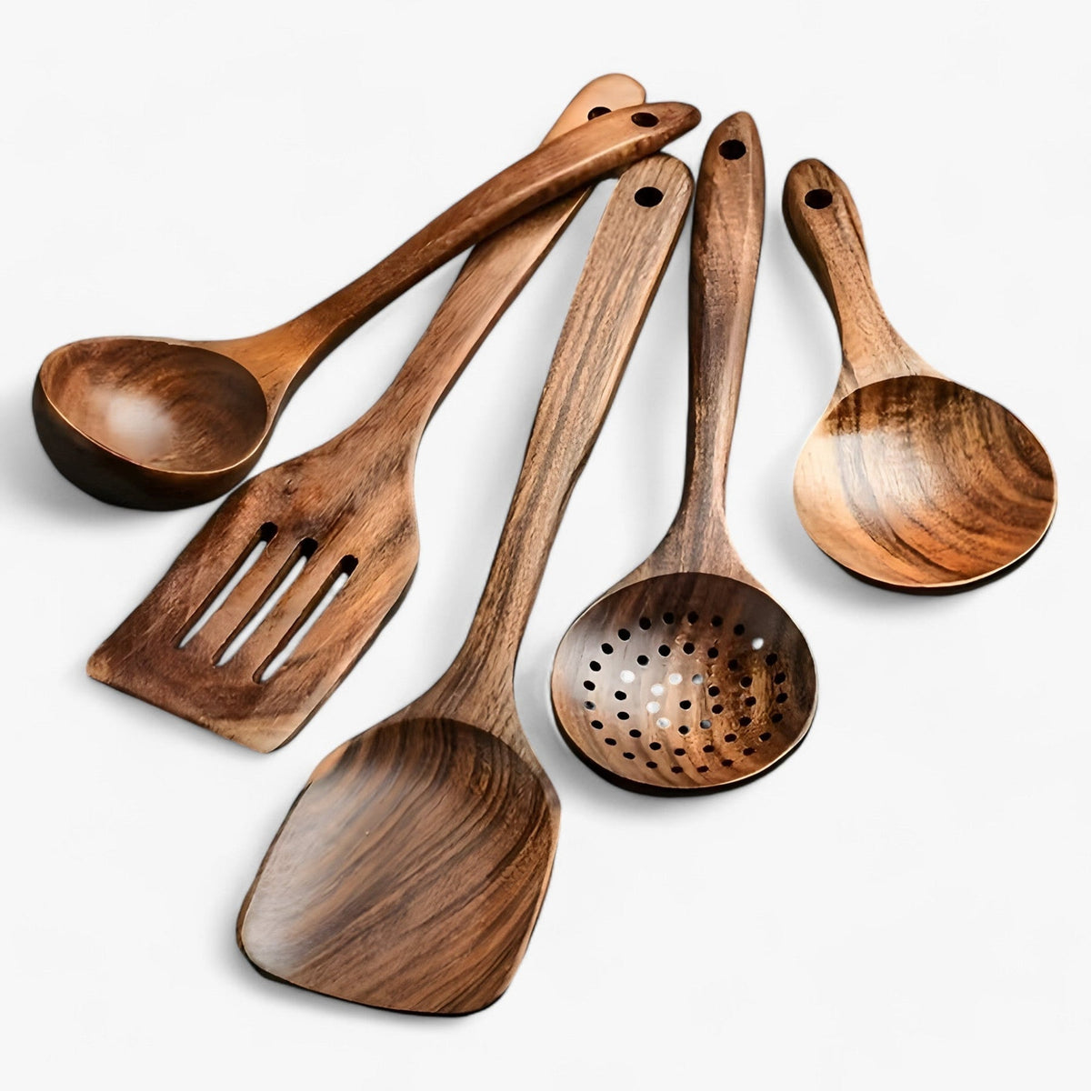 Avtoit | EcoWood Kitchen Utensils Set made of Wood with 10 Pieces
