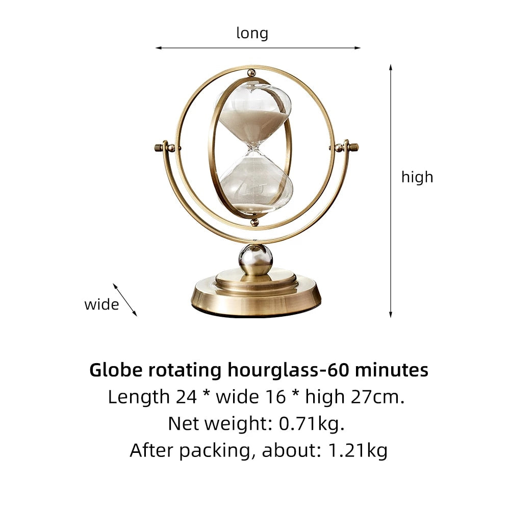 Avtoit | Time Charmer Metal Hourglass Decor