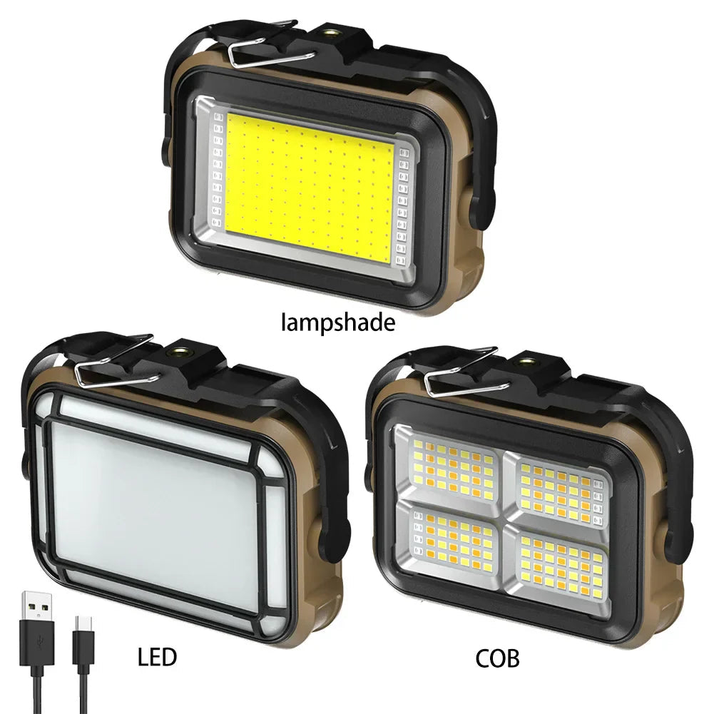 Avtoit | LumoLite Pro | Solar-powered Work Light | 3 Lighting Modes | Compact & Flexible