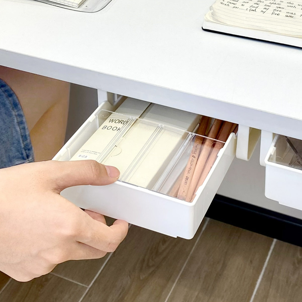 Avtoit | Clever Under Desk Hidden Sliding Drawer Organizer