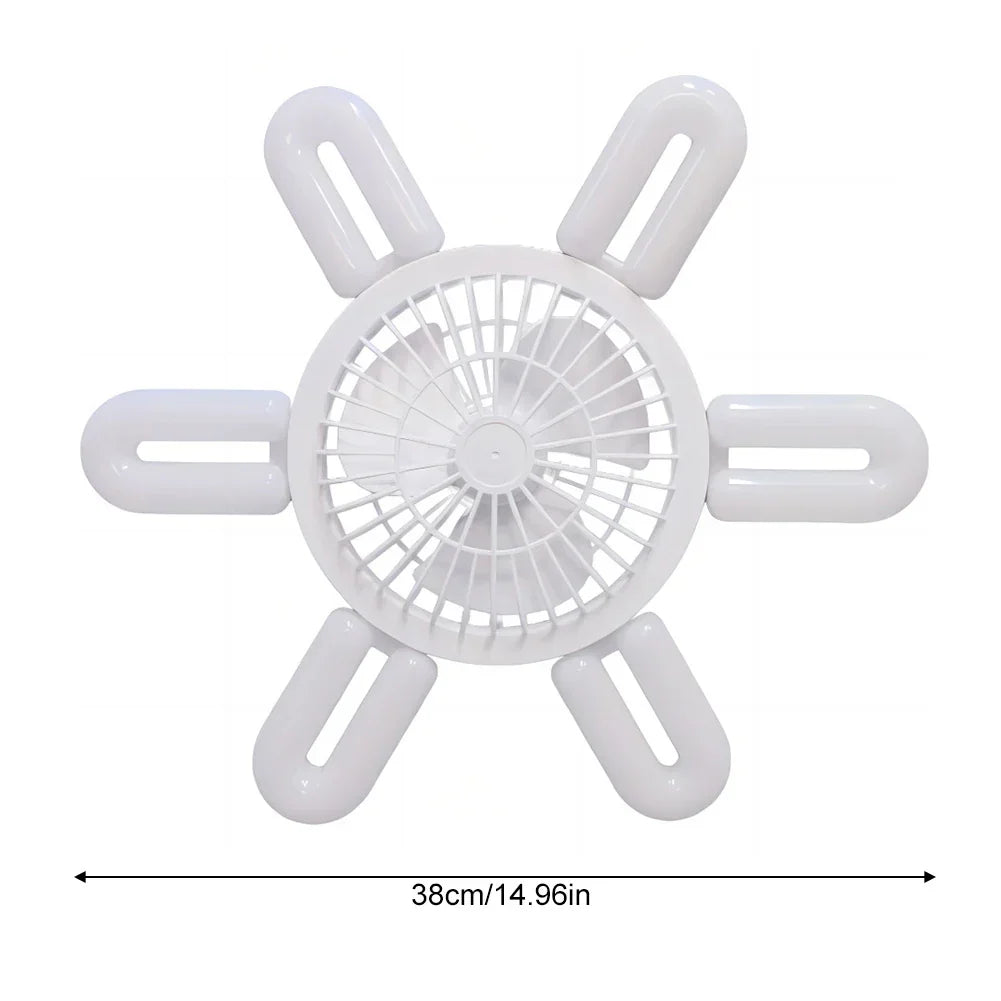 Avtoit | Silent Adjustable Remote Control Ceiling Foldable Fan Lamp