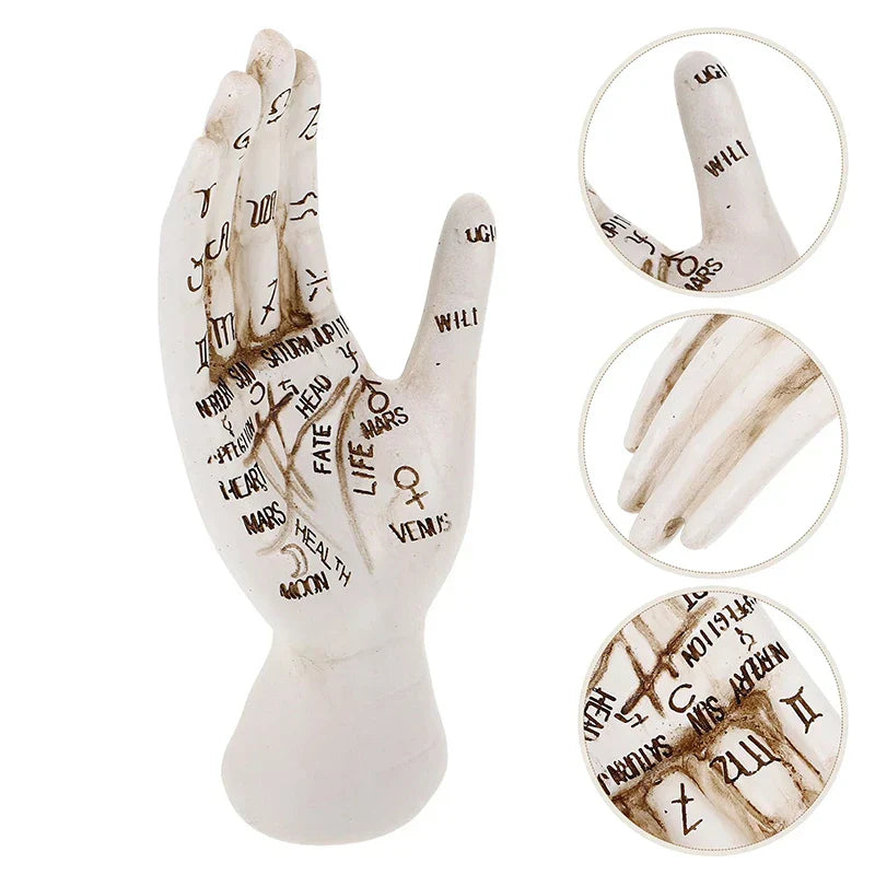 Avtoit | Zodiac Symbols Mystic Palmistry Hand Sculpture
