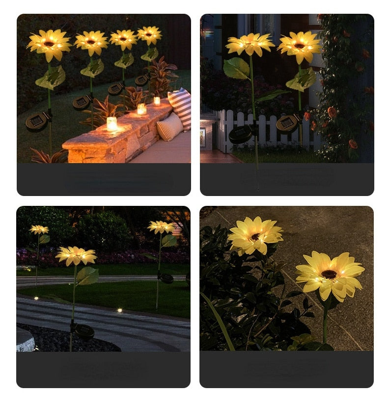 Avtoit | Sunflower Waterproof Solar Led Garden Lights
