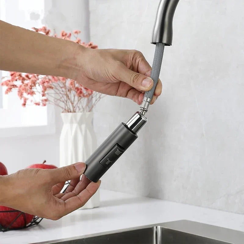 Avtoit | PureFlow - Kitchen Tap with Retractable Hand Shower