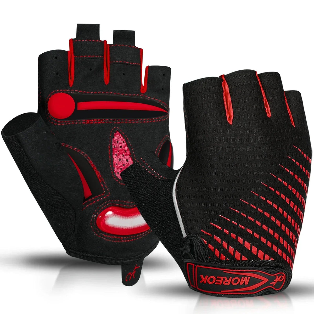 Avtoit | RideEase Half Finger Cycling Gloves – Shock Absorbing, Breathable & Anti-Slip Gloves