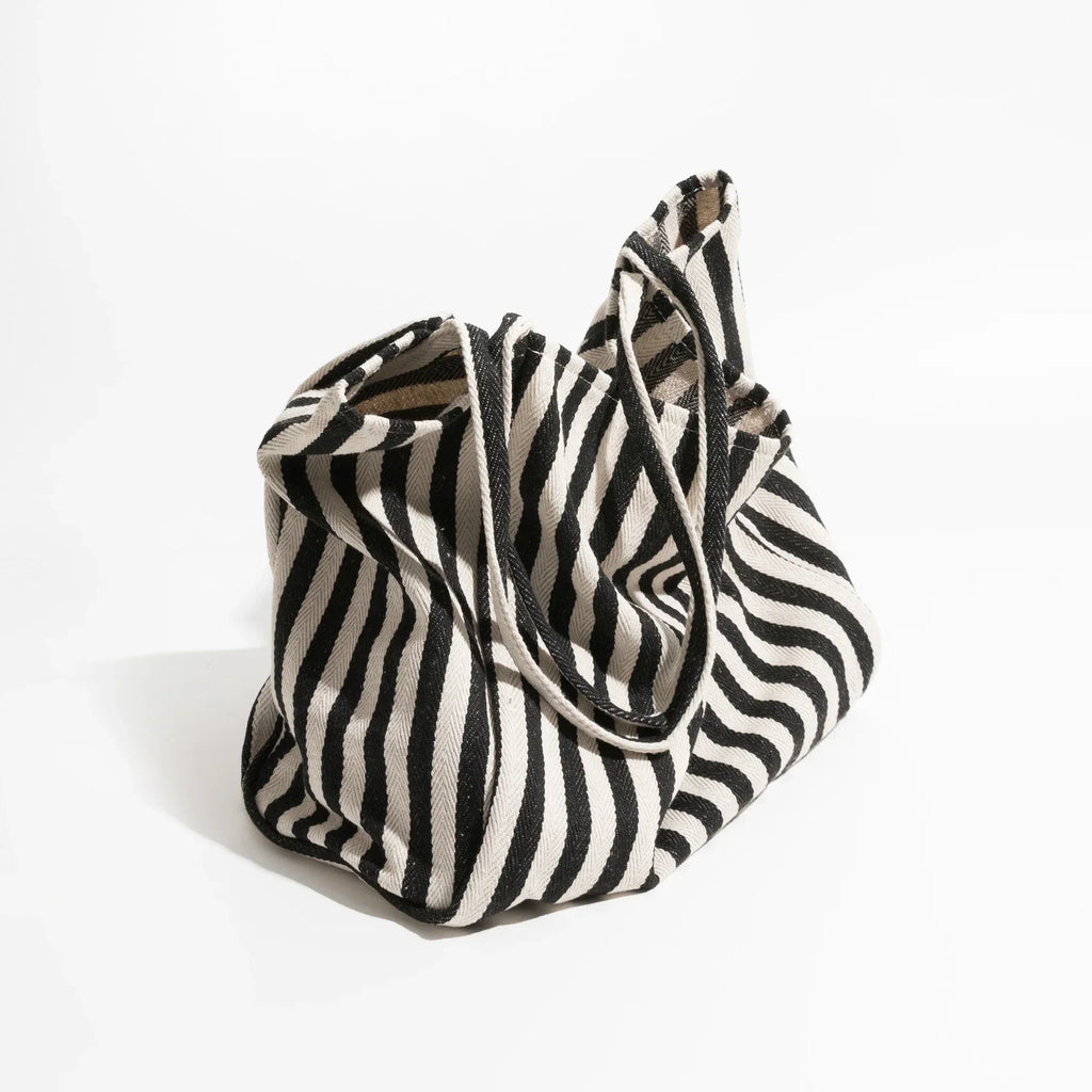 Avtoit | Striped linen tote bag