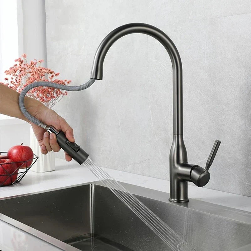 Avtoit | PureFlow - Kitchen Tap with Retractable Hand Shower