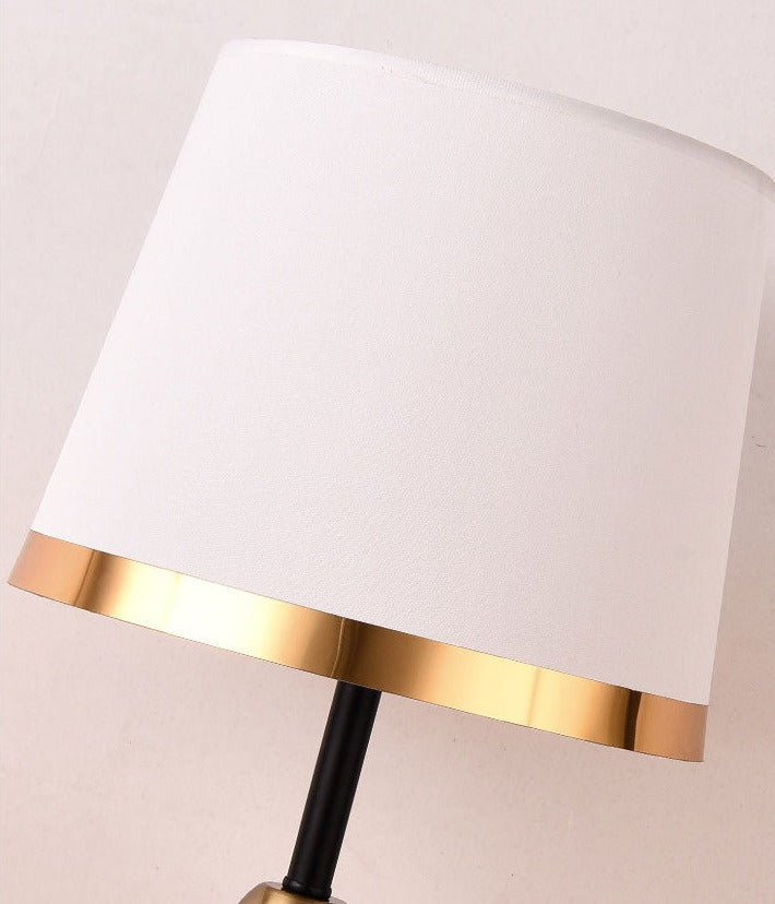 Avtoit | GiltGlow – Elegant Gold and Black Retro Table Lamp