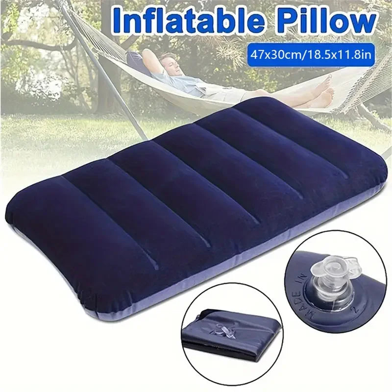 Avtoit | Napvoy Inflatable Travel Pillow | Foldable & Lightweight | 47×30 cm Comfort | For Camping & Air Travel