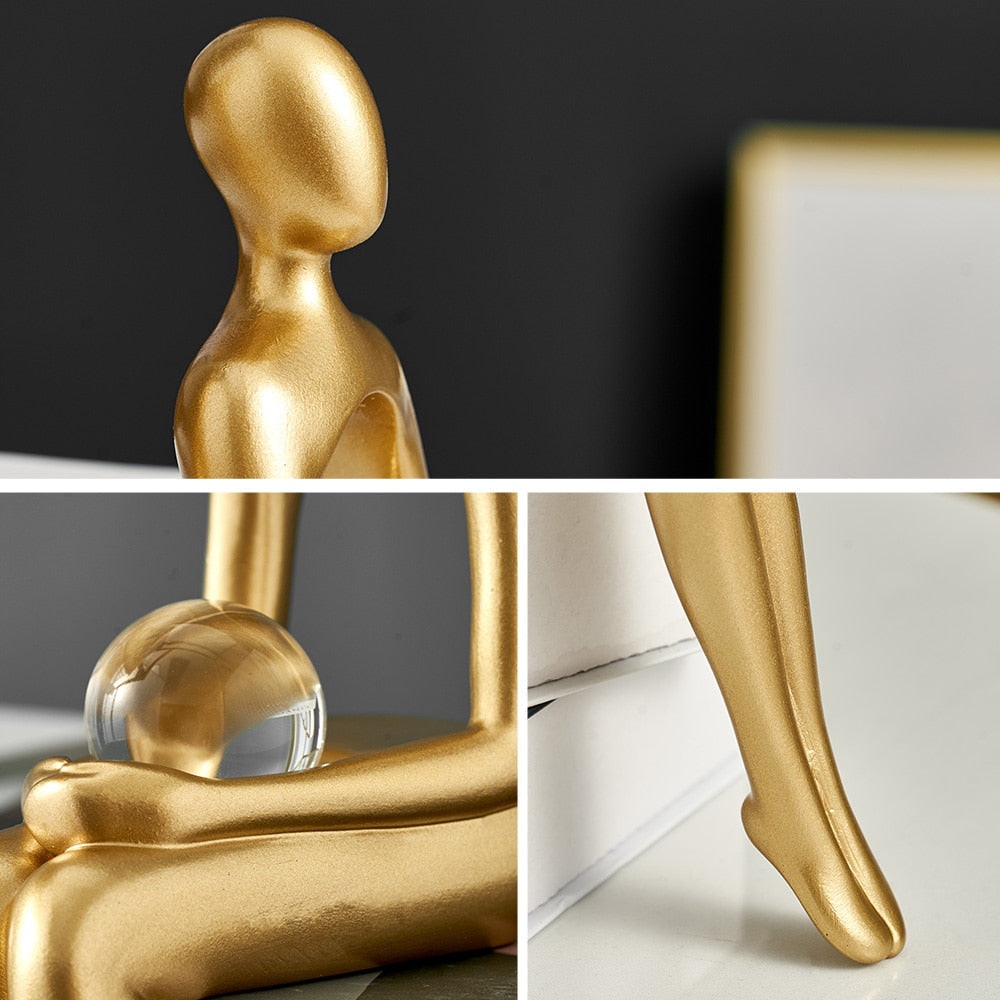 Avtoit | Modern Figurines Abstract Home Decor Sculpture