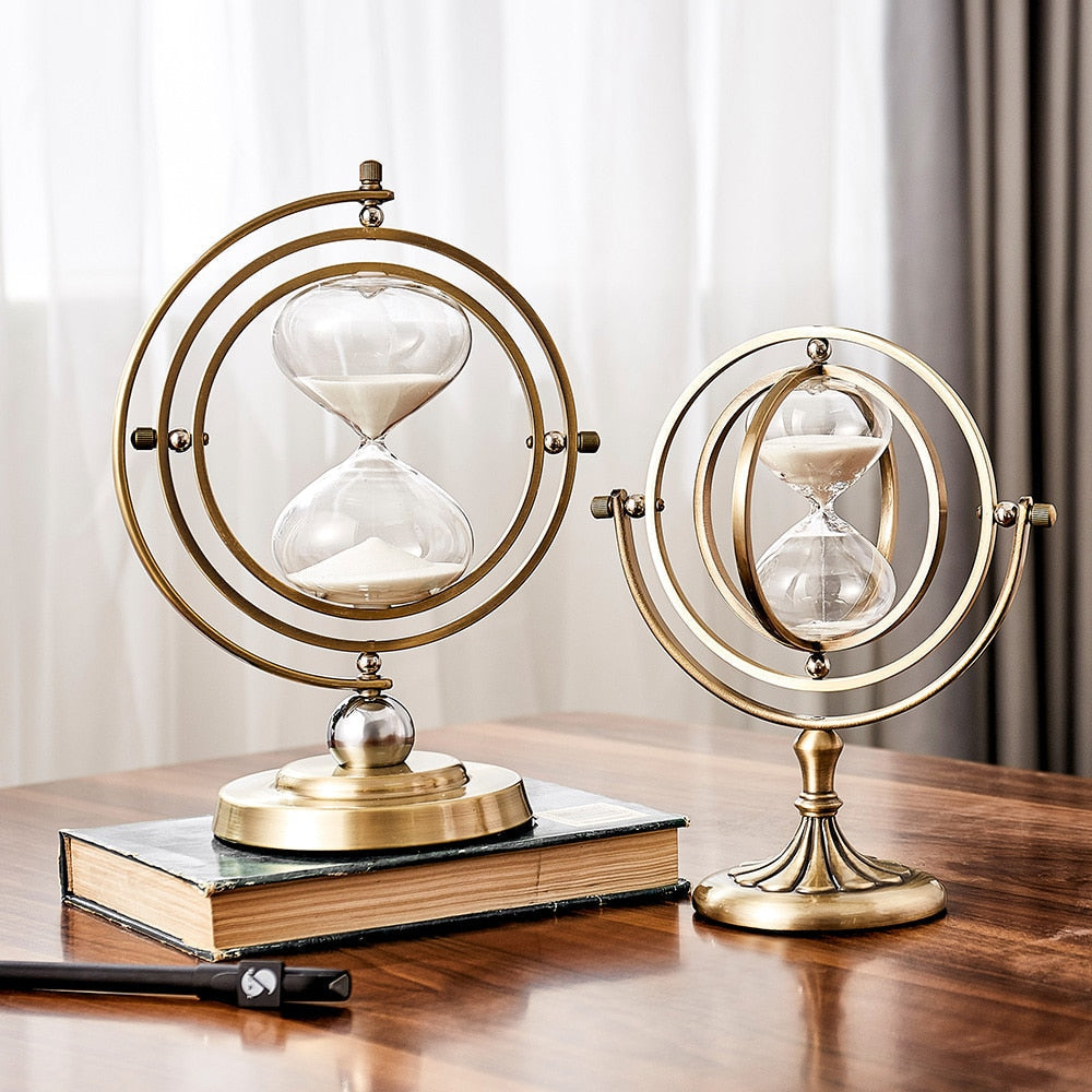 Avtoit | Time Charmer Metal Hourglass Decor