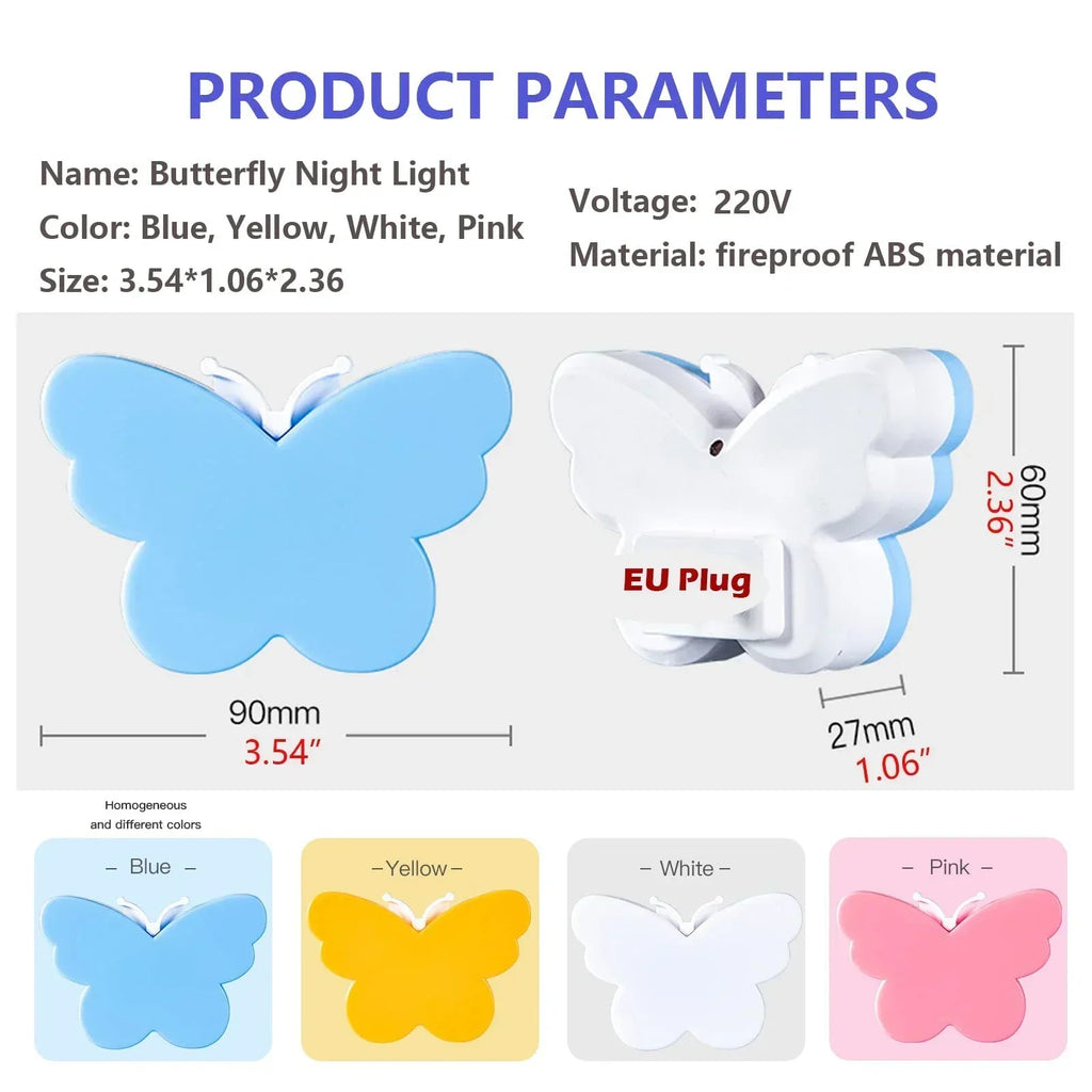 Avtoit | GlowEase LED Night Light | Automatic Light Sensor | Warm White Comfort Light