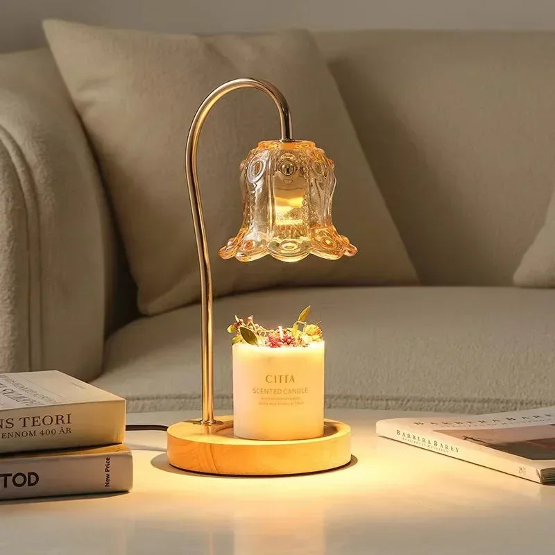 Avtoit | Flower-Shaped Warm Audience Candle Warmer Lamp