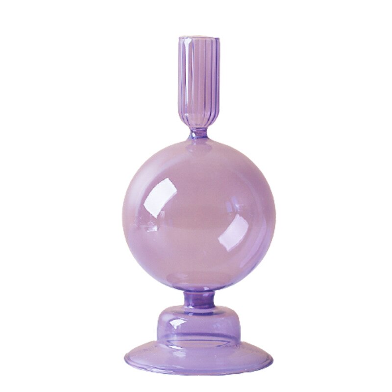 Avtoit | Lilac Candle Holder made of Glass
