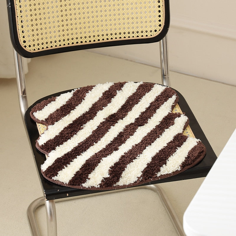 Avtoit | Quilted striped chair cushion