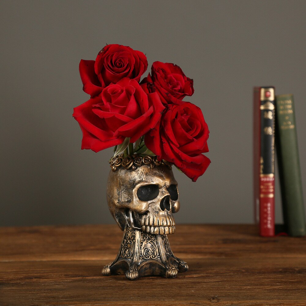 Avtoit | Resin Skull Flower Pot