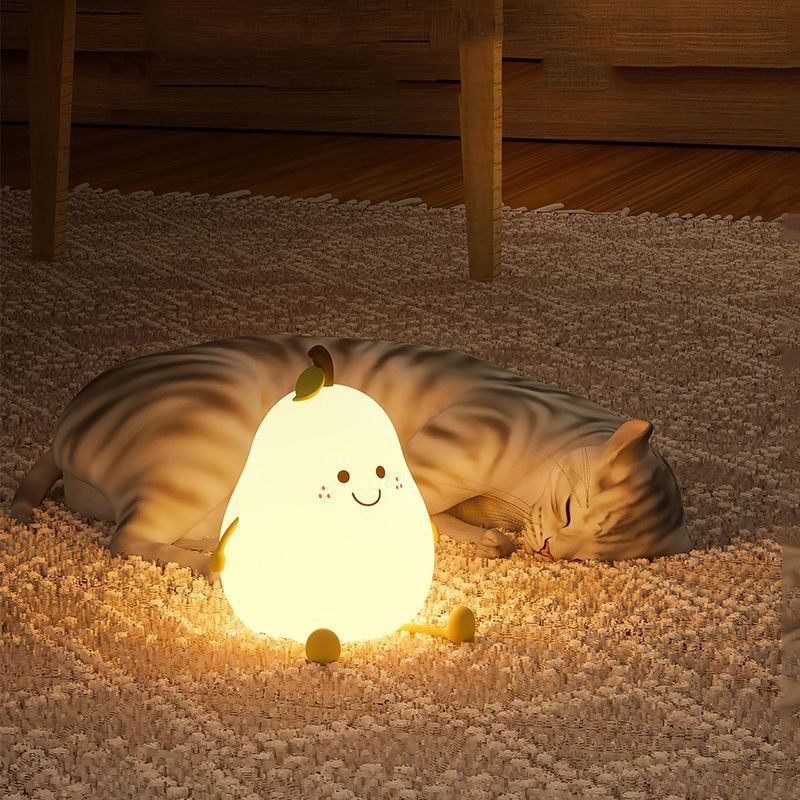 Avtoit | Cute Pear Bedside Touch Night Lamp