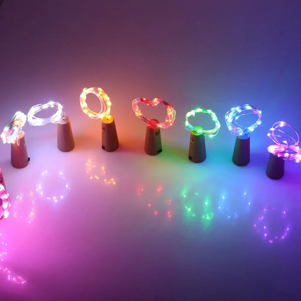 Avtoit | LED fairy lights for bottles – decorative lights with wire for creative lighting and DIY projects