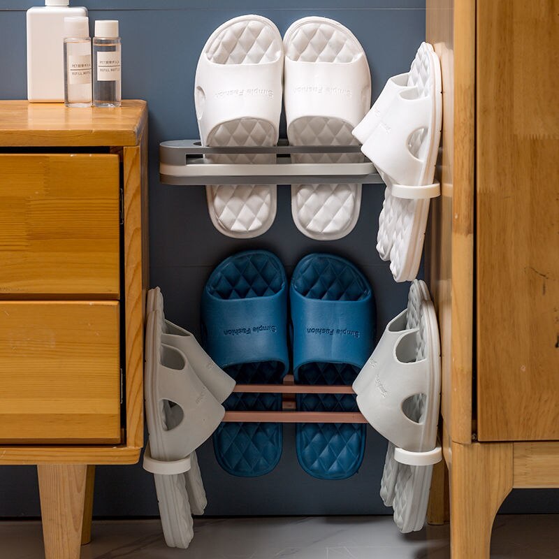 Avtoit | Self-Adhesive Foldable Shoe Rack