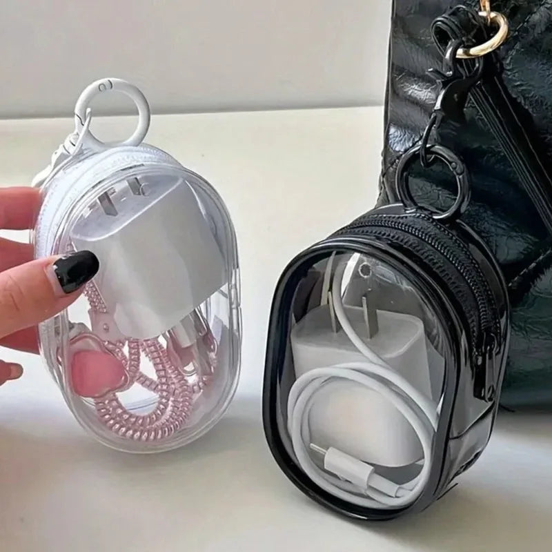 Avtoit | Podlette Mini Bag | Transparent & Waterproof | With Carabiner & Zipper