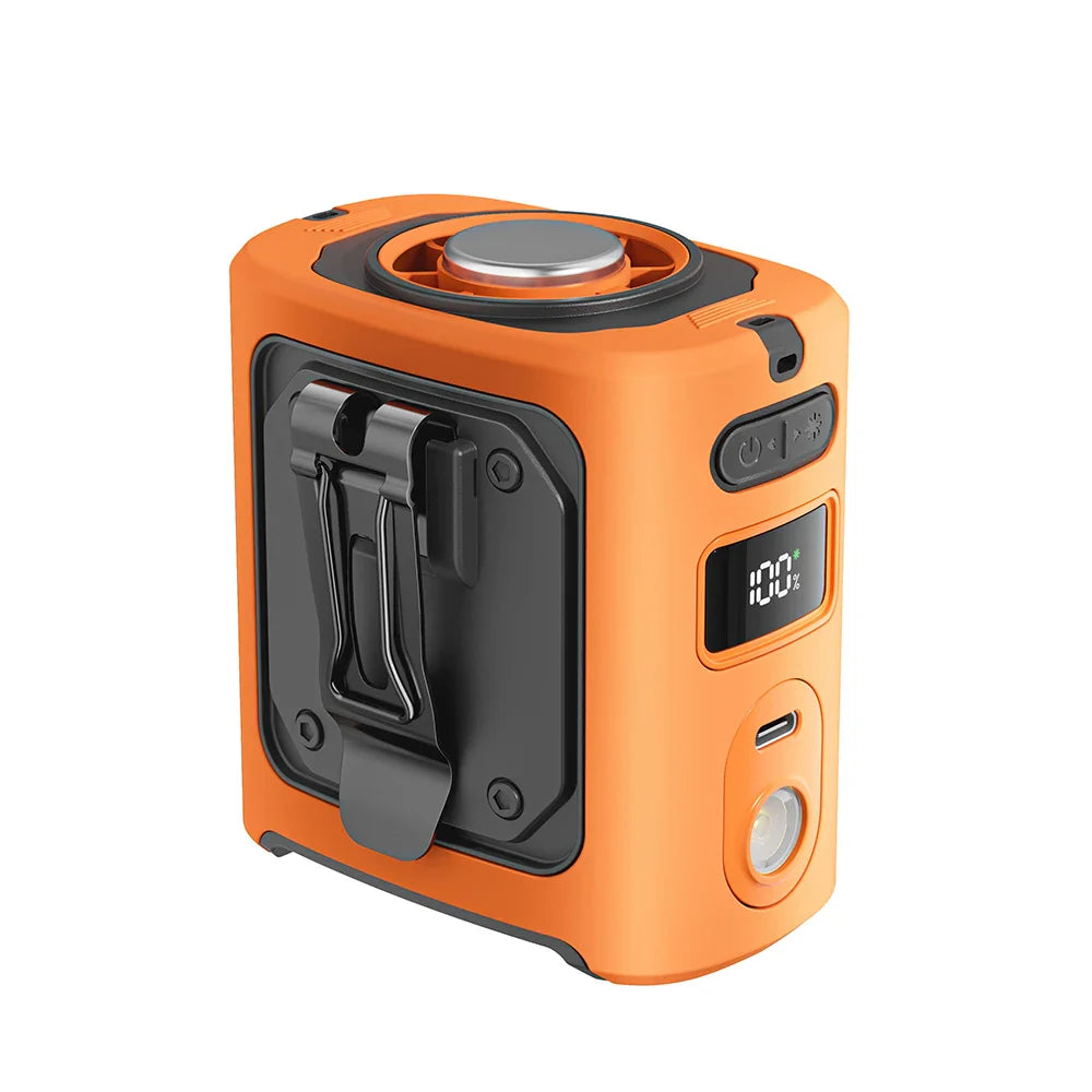 Avtoit | 8000mAh Portable Cooling Waist Fan with Power Bank & LED Light – FrostBreeze