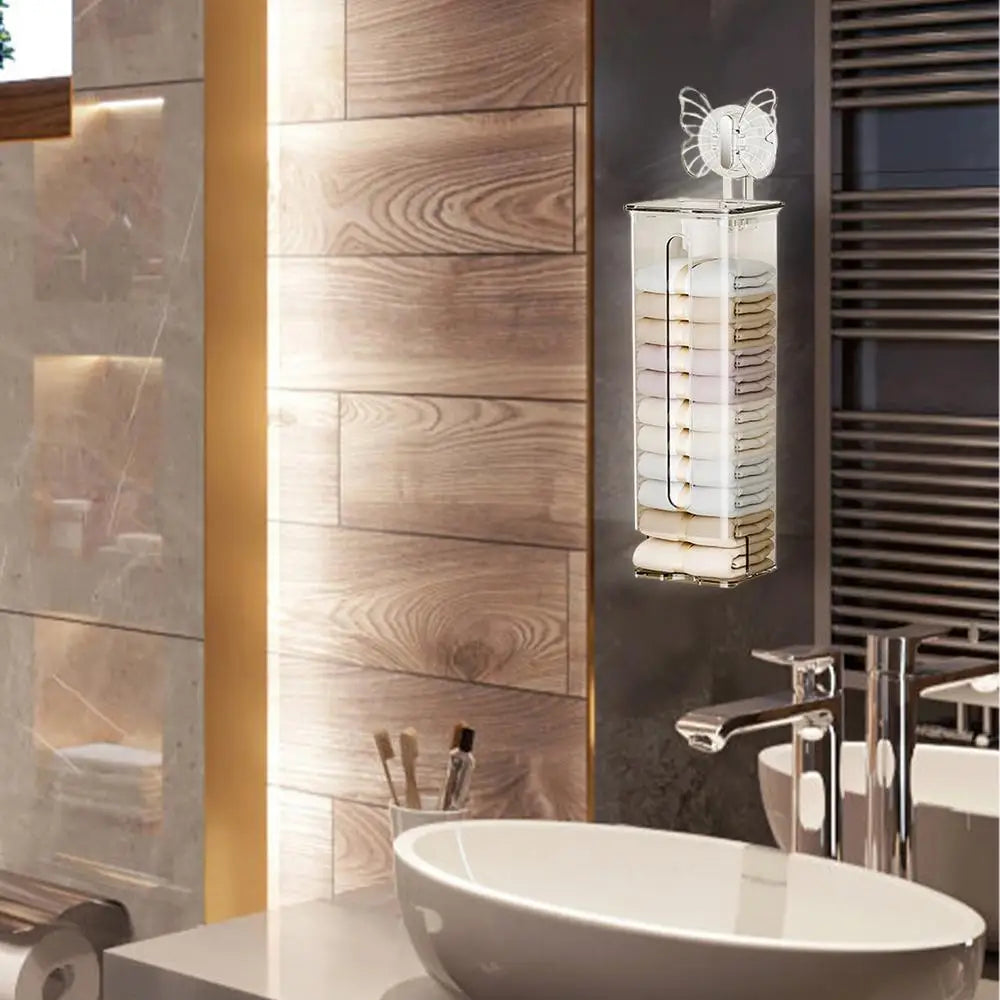 Avtoit | Transparent Multifunctional Wall-Mounted Sock Organizer