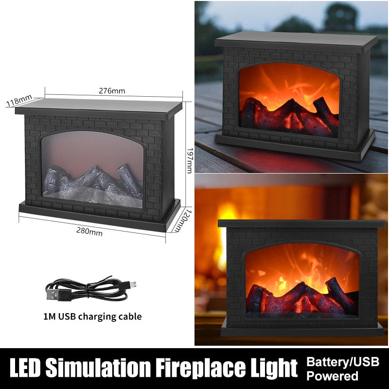 Avtoit | Inferno Portable Fireplace Night Lamp