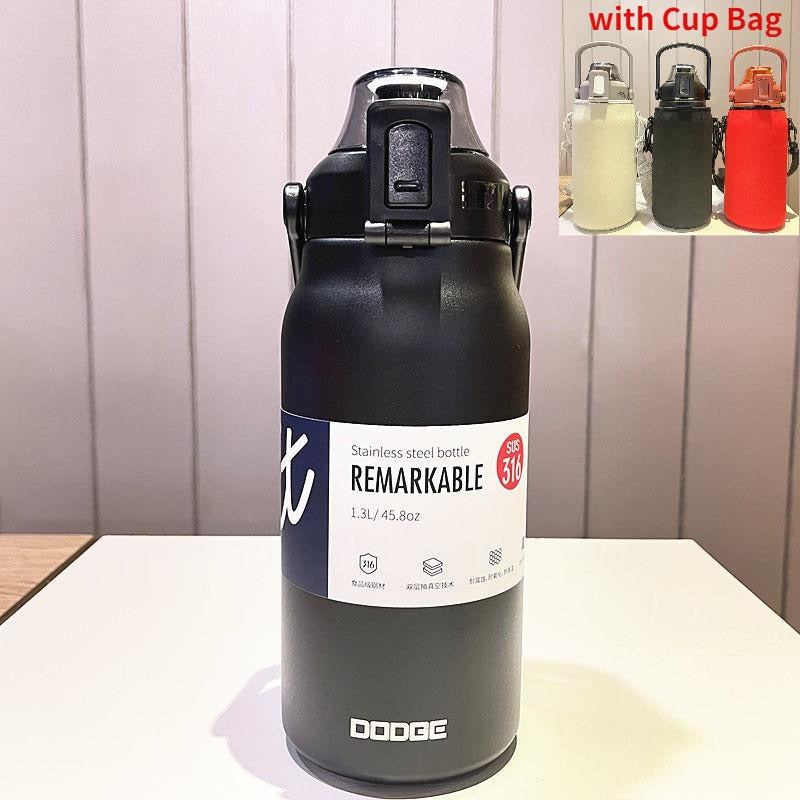 Avtoit | Stainless Steel Built-in Straw Camping Thermos