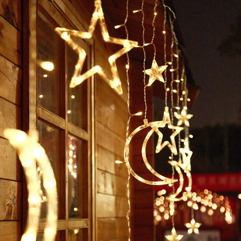 Avtoit | Solar Moon Star Lamp LED String Lights Decoration