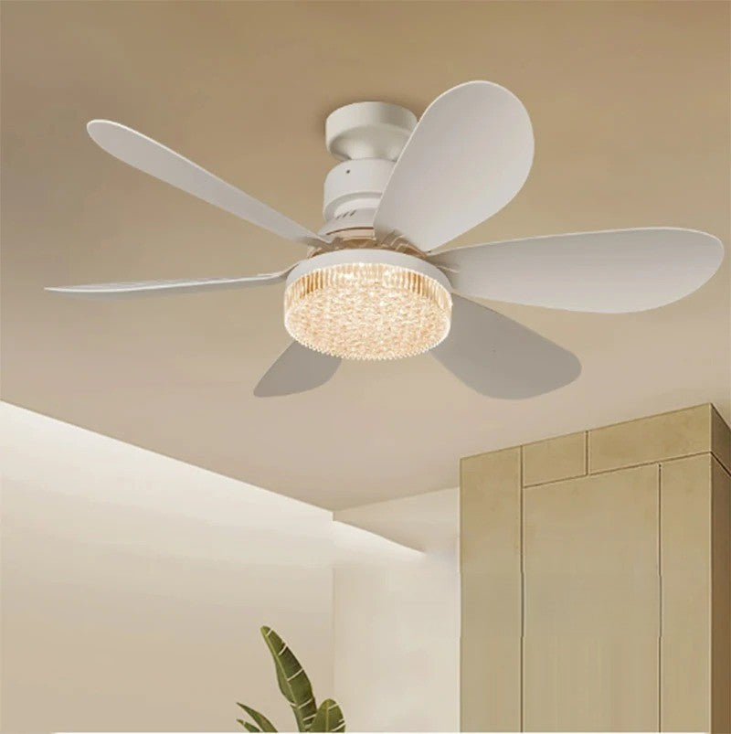 Avtoit | Elegant Flower Energy Saving RC Ceiling Fan Lamp
