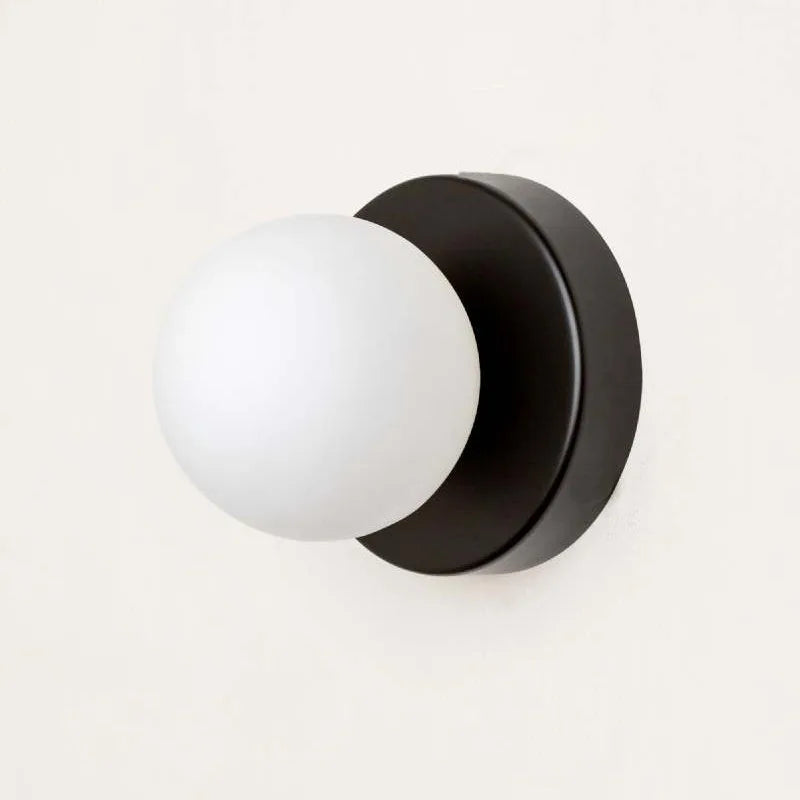 Avtoit | LumiGlobe - Modern Wall Lamp with Glass Block in Mid-Century Style