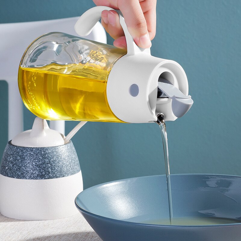 Avtoit | Automatic Leak-Proof Glass Oil Dispenser Bottle