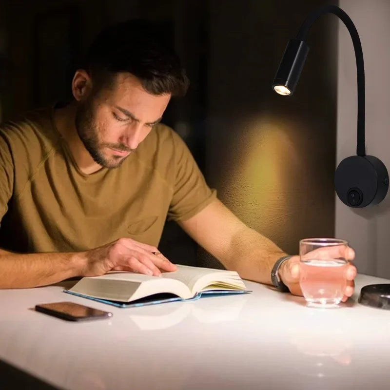 Avtoit | Versatile LED Wall Lamp: Modern, Flexible, Perfect for Reading in Bed