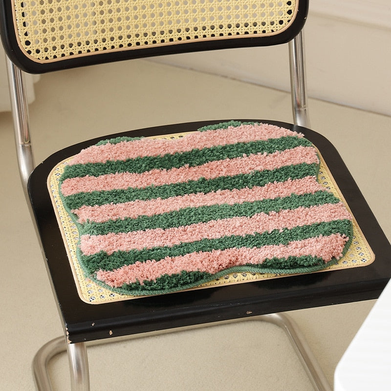 Avtoit | Quilted striped chair cushion