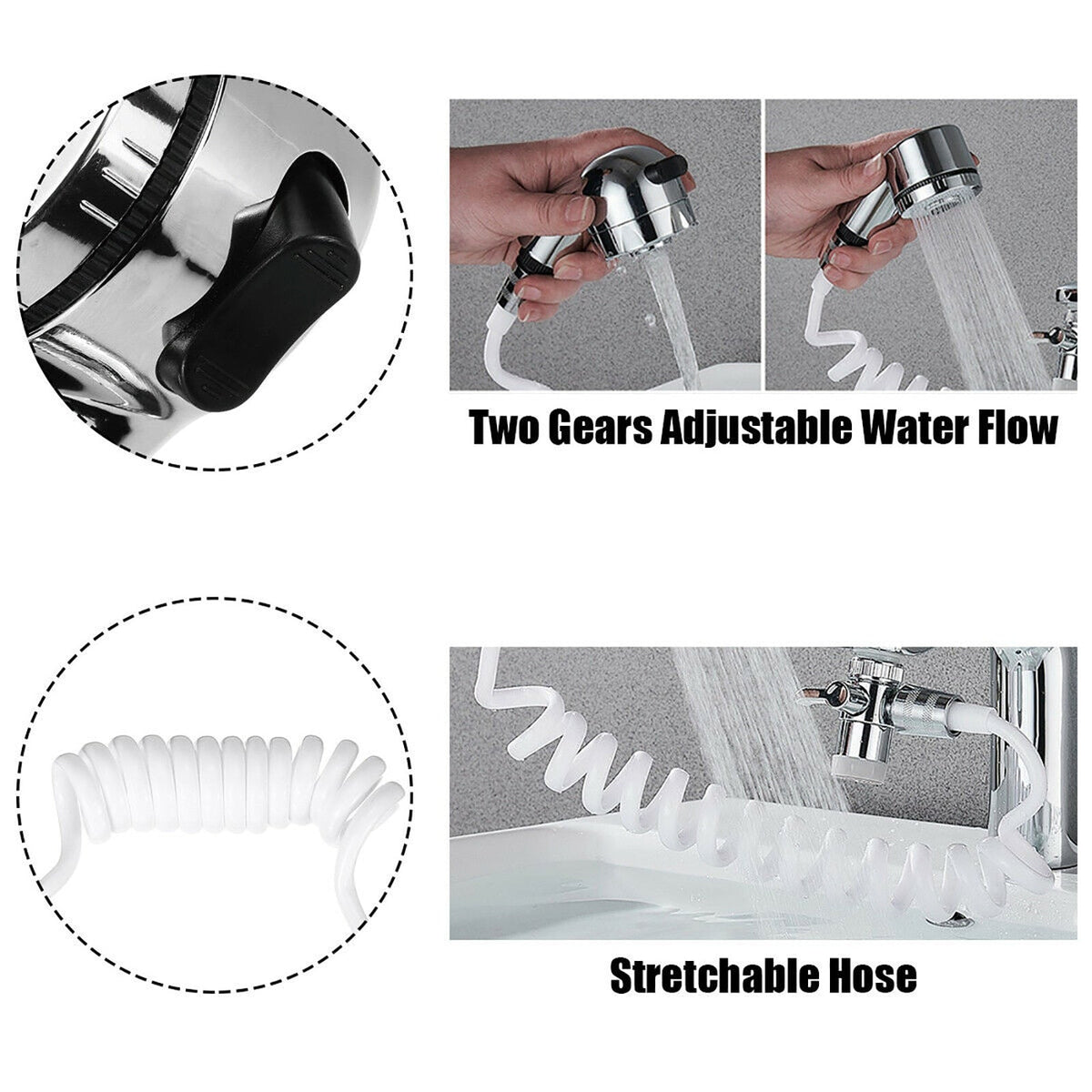 Avtoit | All-in-One Easy Clean Adjustable Bathroom Set