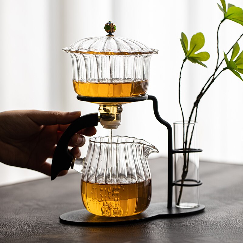 Avtoit | Nature Leaf Magnetic Semi-Automatic Tea Set