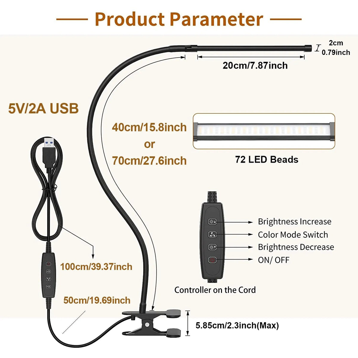Avtoit | Adaptive Workspace Dimmable Flexible LED Lamp