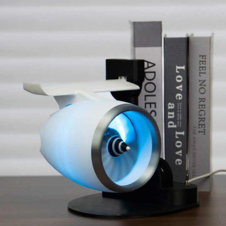 Avtoit | Turbojet Fan-Style Mist Humidifier with RGB Lighting – AeroMist