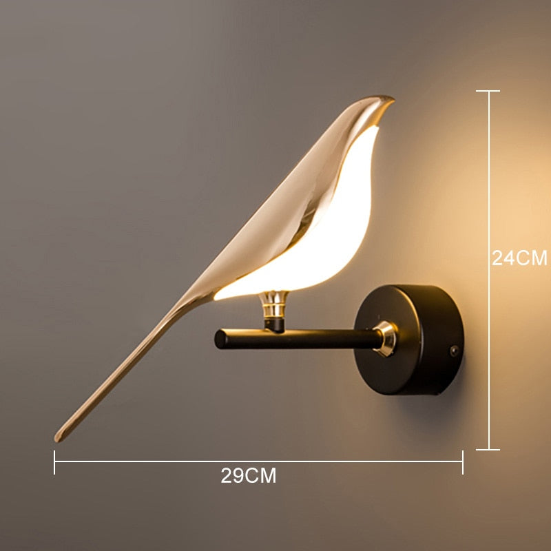 Avtoit | Modern Nordic Wall Bird Lamp