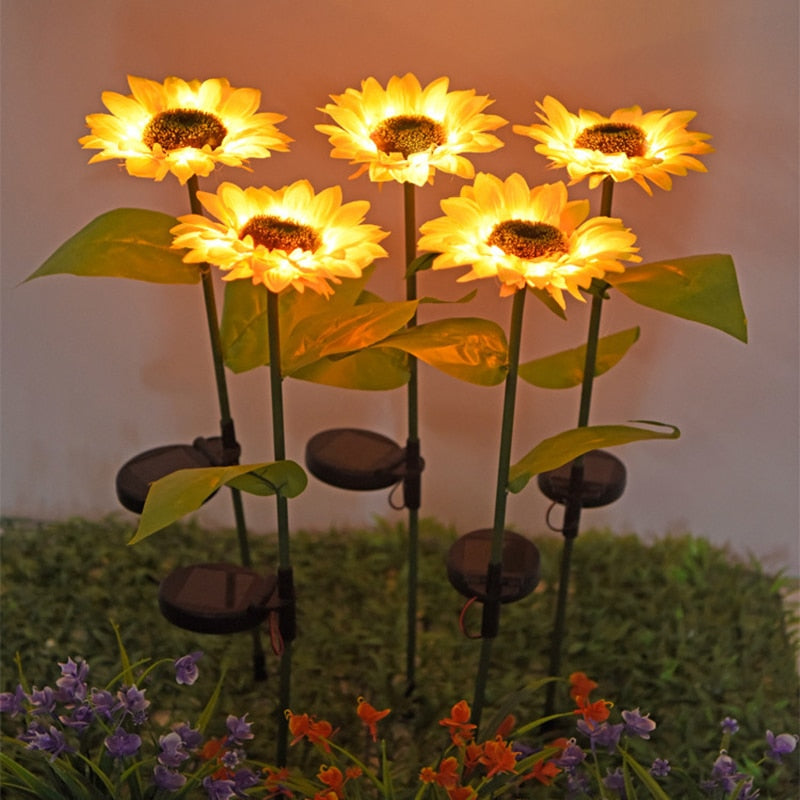 Avtoit | Sunflower Waterproof Solar Led Garden Lights