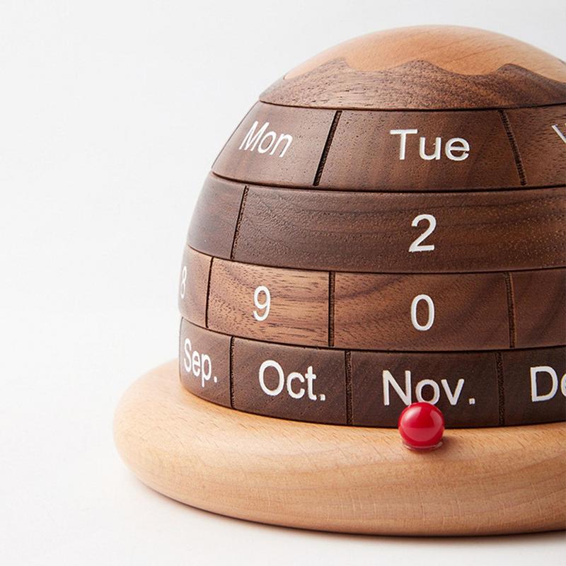Avtoit | Unique Planet Wooden Table Calendar