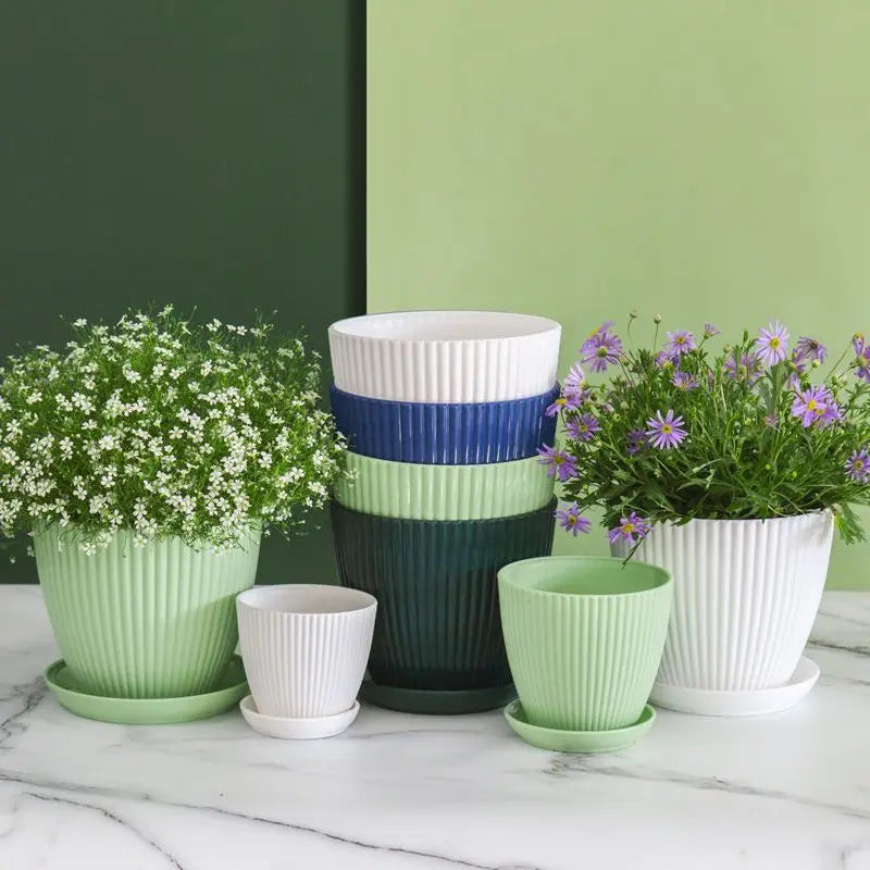 Avtoit | Florava Flower Pot | Breakproof & Modern | For Indoors & Outdoors | Breathable Design