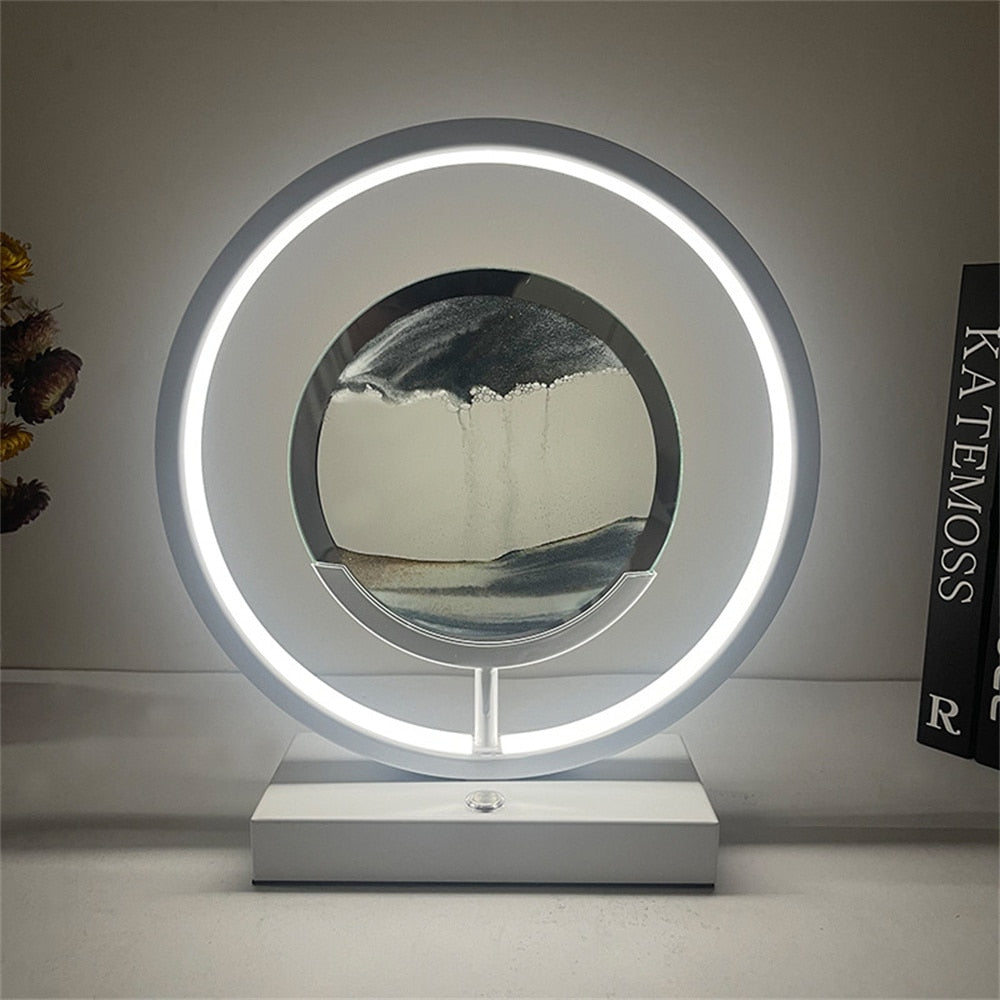 Avtoit | 3D LED Flowing Sand Art Table Lamp