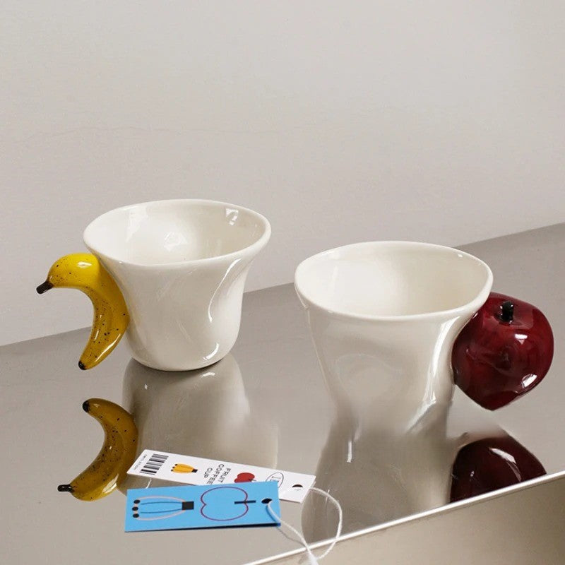 Avtoit | Banana Apple Creative 3D Handle Coffee Mug
