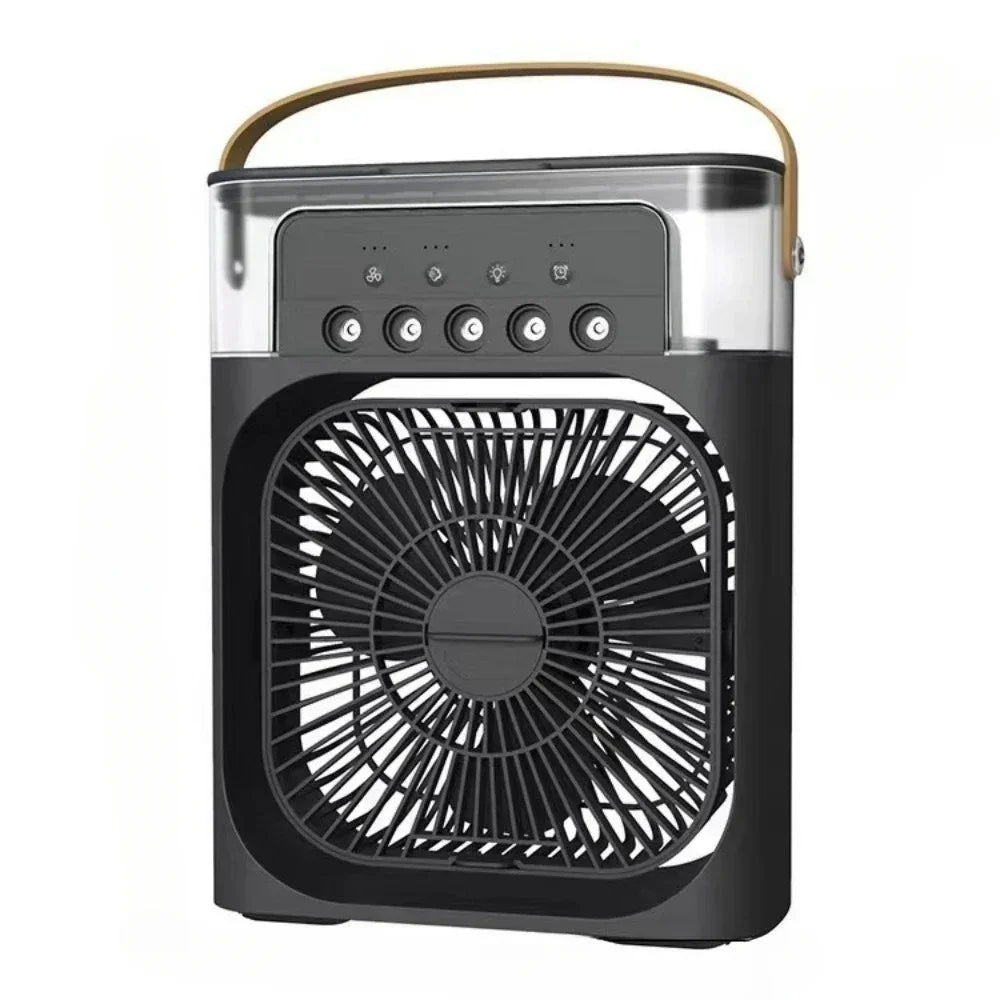 Avtoit | Auronix Mini Air Cooler | 3-in-1 Fan with LED & Humidifier | USB | 600ml Tank