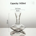 Avtoit | Irregular Crystal Glass Wine Decanter