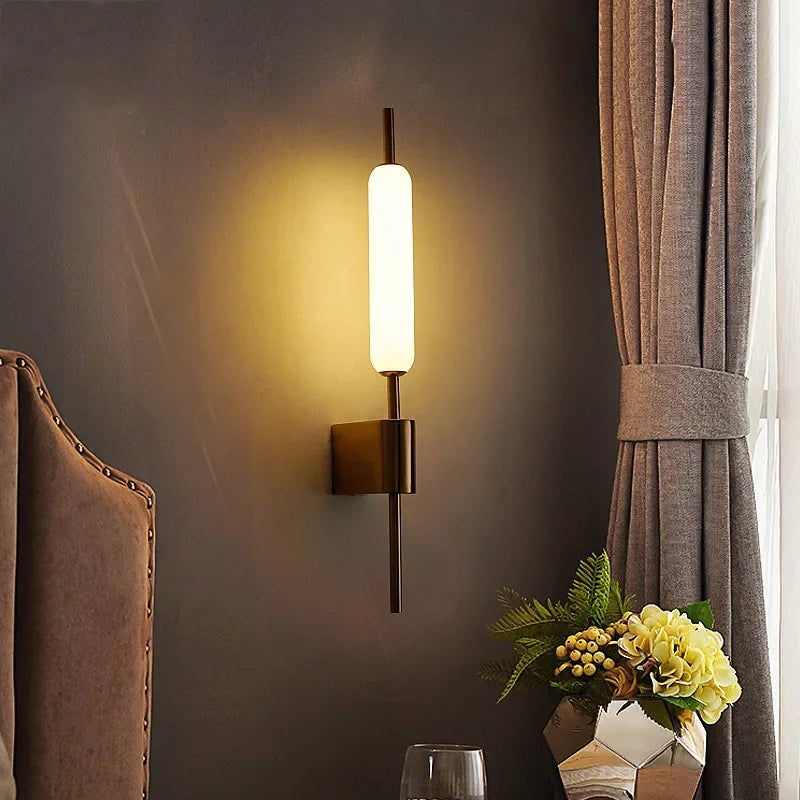 Avtoit | AuraGold – Elegant Gold Wall Lamp for LED Illumination