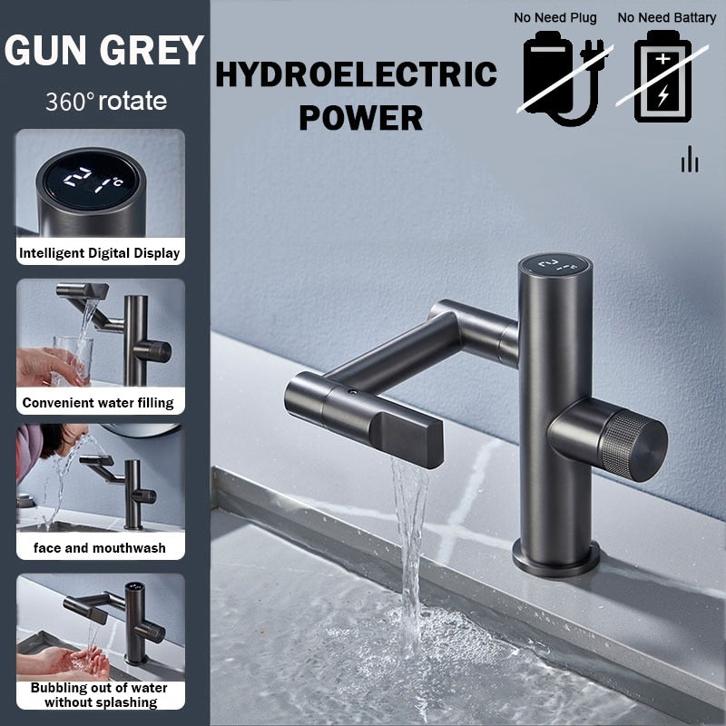 Avtoit | Hydroelectric Rotating Modern Smart Waterfall Faucet