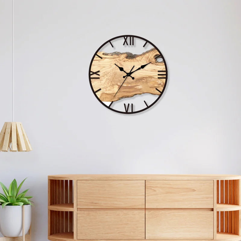 Avtoit | Silent wall clock made of acrylic and wood