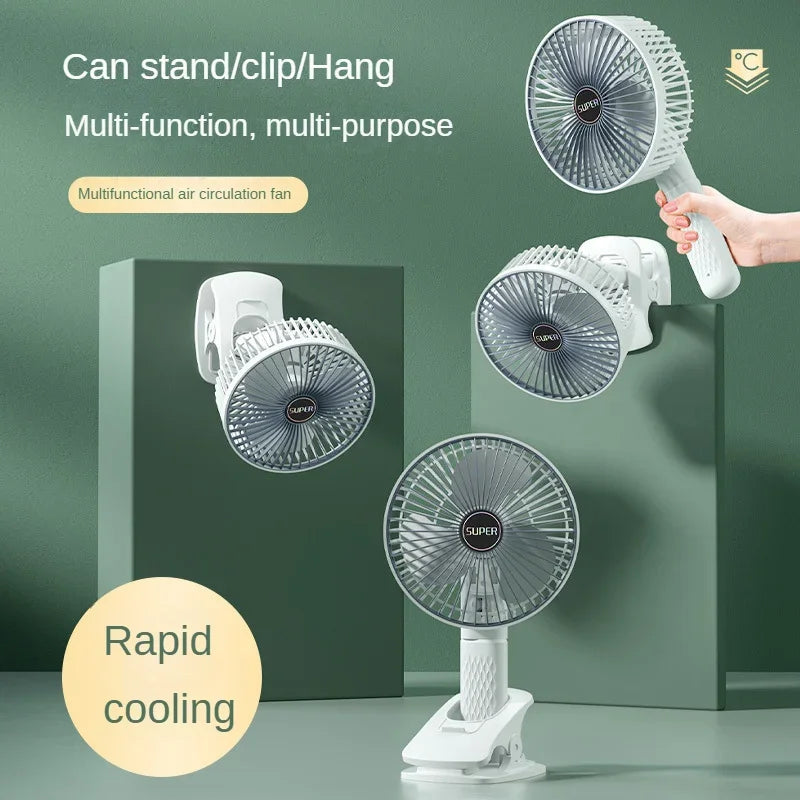 Avtoit | Clip-on Portable Compact USB Rechargeable Cooling Fan